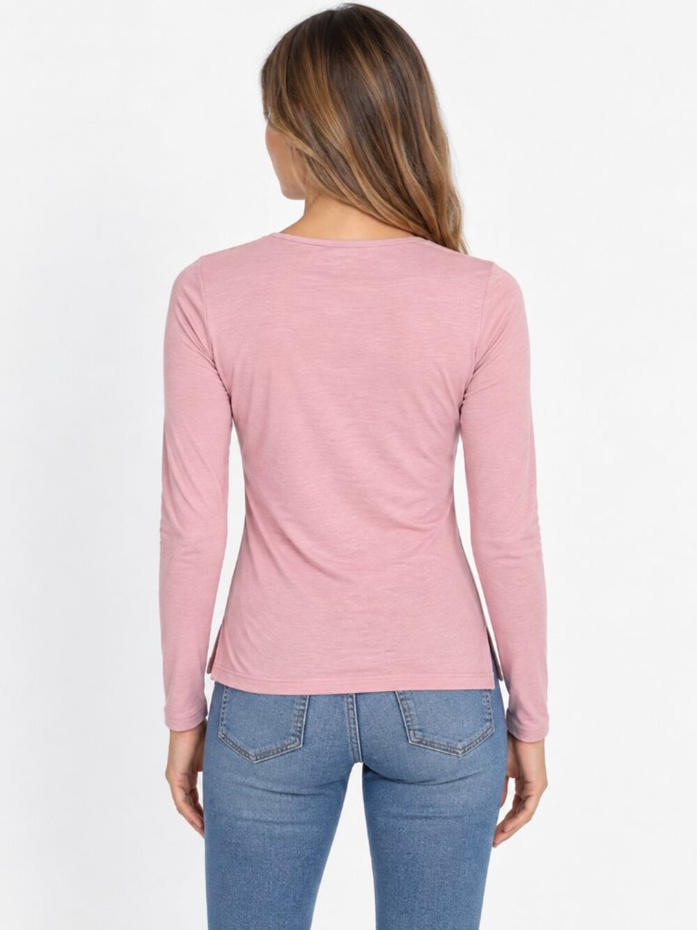 Pink Lululemon Long-Sleeve Shirt Athleisure - Picture 2 of 4